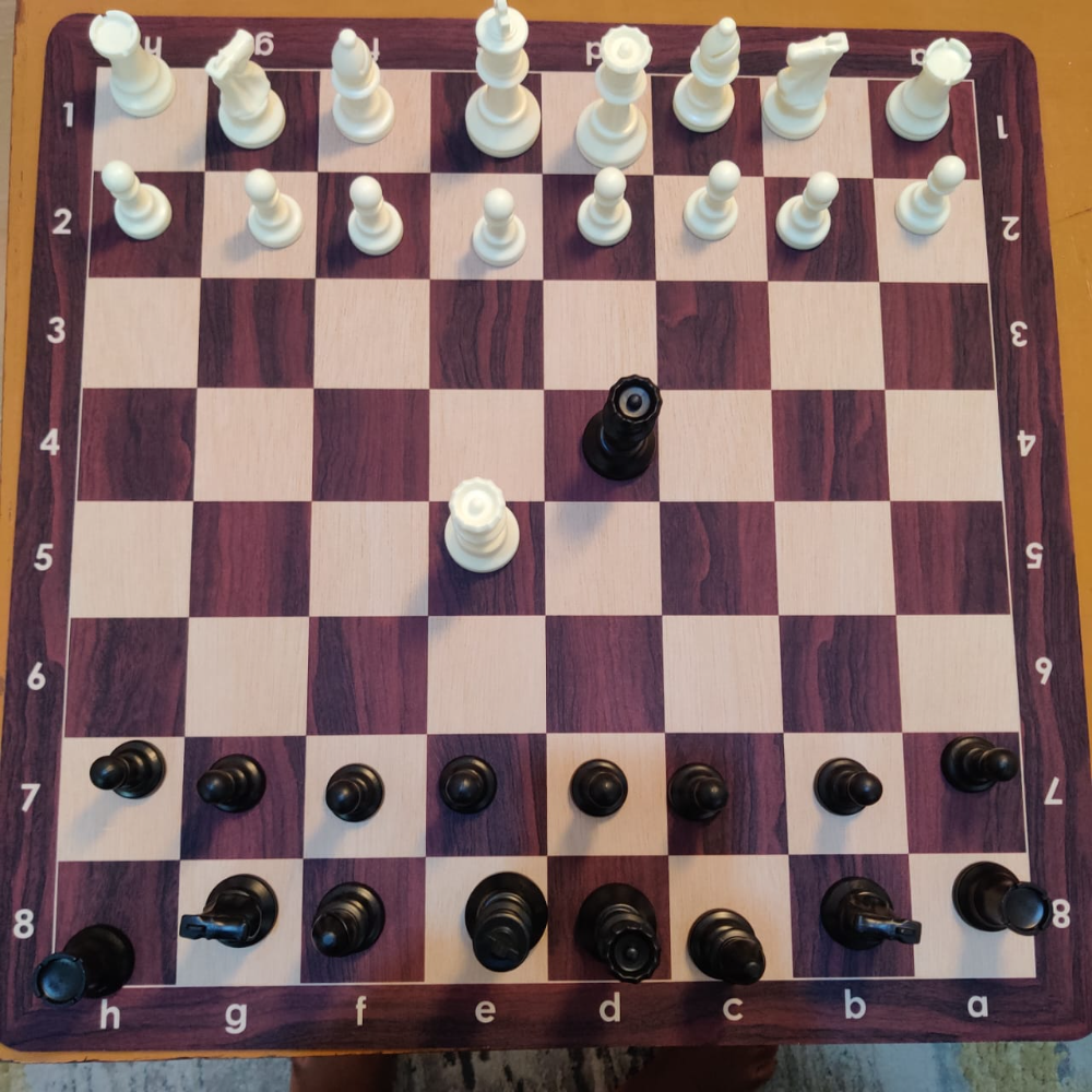 2mm thick Standard Rubber chess set